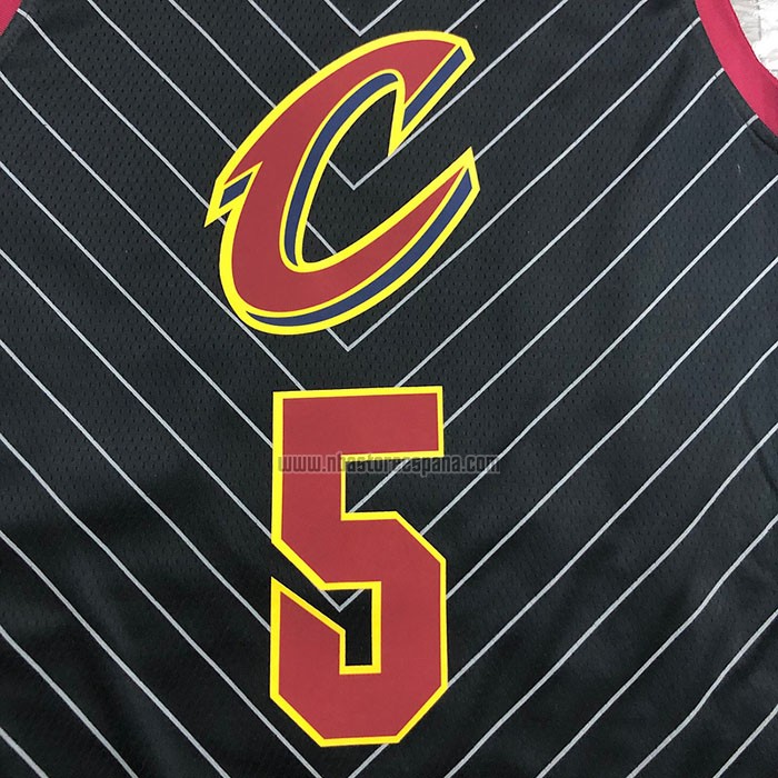Camiseta Cleveland Cavaliers Dennis Smith Jr. NO 5 Statement 2020-21 Negro